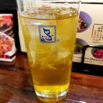 やきとり 大吉 - ドリンク写真:緑茶ハイ 380円