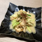 蕎麦・鮮魚 個室居酒屋 村瀬 - つぶ貝ときゃべつのガリバタ！！
