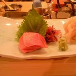 銀座 藤田 - お造り　本マグロ中トロ