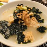 神楽坂 石かわ - 土鍋炊き込みご飯　新潟県産コシヒカリ　出汁茶漬け　鯛味噌　海苔　香の物