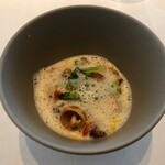 ラ クレリエール - 2019.12.  香箱蟹のフラン