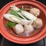 佳泉郷井づつや - 但馬鶏とカニのつみれ鍋