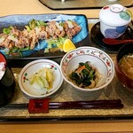 食楽 粋蓮 - いわい鶏唐揚げ御膳980円