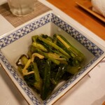 沢庵 - 野沢菜漬け