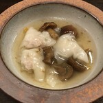 立町　つくし - 軍鶏となめこのスープ