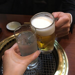 Nakano Sakaue Yakiniku Buruzu Tei - 乾杯♪