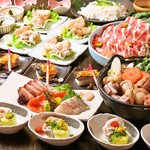 山海亭 - 冬の宴会コース選べる鍋料理