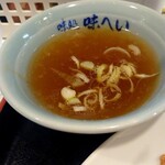 Ajihei - このスープ、ラーメンかな？美味しいです