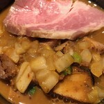 つけ麺一燈 - さばカレーつけ麺＋チーズリゾット