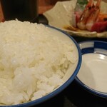 Tairiki - 艶々で炊きたてのご飯～山盛りでした美味しくて濁さない！と根性で食べきりました(笑)