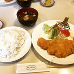 ラブ・オール - チキンカツ定食　¥720-