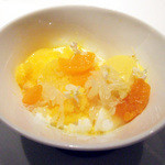 フロリレージュ - フレッシュの柑橘とココナッツのブランマンジェ