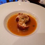 あざみ野うかい亭 - こちらはオマールのビスク❤クリスマスランチ