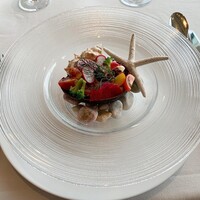 アマンダン セイル - シェフお任せ特別コース
                      ［前菜 オードブル］ズワイガニとアボカドの美食サラダ