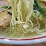 らーめん心繋 - 生姜塩の麺