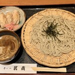 そば処武蔵 - 鴨せいろセット　１３５３円