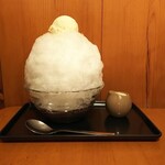 甘味処 相生 - ◆氷あずき（みぞれ＋つぶあん）【 ミルク・バニラアイス】トッピング◆♪