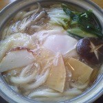 鍋焼きうどんの出汁は絶妙