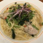 イタリアンダイニングDONA - 広島カキと小松菜のアンチョビバターソース