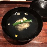 御料理 無窮 - 牡蠣と帆立の真薯