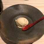 御料理 無窮 - 和三盆を使ったアイス