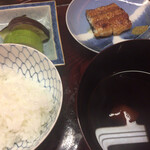 松川 - ご飯、鰻の佃煮