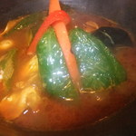インドカレー天竺 - 具だくさん野菜カレーのアップ　【　２０１２年３月　】