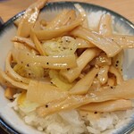 煮干そば 流。 - メンマ飯¥220