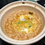 味処 大森 - いわしつみれ鍋(雑炊)