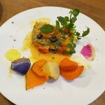 シャトン - 舌平目の白ワイン煮込み