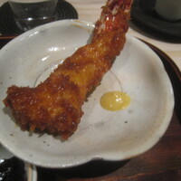 御料理 無窮 - 海老フライ