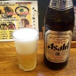 たちそば - ビール中ビン：550円