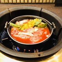 焼肉 銀座コバウ 特別室 - 韓国チゲ風すき焼