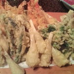 寿司勝 - 天ぷら盛り合わせ