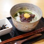 粉物&カフェ Coo～ - 宇治抹茶ぜんざい