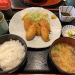 鮨・和食処さすよ亭 - カキフライ定食