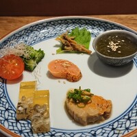 寿司 高瀬 - 先付け八寸