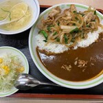 ジロー'sテーブル - 肉盛りスタカレー