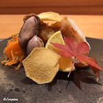 丸新 - 甘鯛若狭焼と喜知次の源平焼