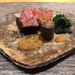 丸新 - 尾崎牛イチボ炭火焼