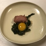 鰻はし本 - 西粟倉村鹿肉のトリュフオイル