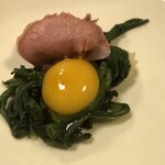 鰻はし本 - 西粟倉村鹿肉のトリュフオイル