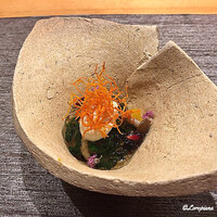 丸新 - 生湯葉と野菜の柑橘ｼﾞｭﾚ掛け