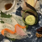 鰻はし本 - うなぎと大岩魚の刺身