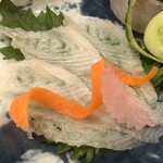 鰻はし本 - うな刺し