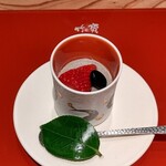 御料理 竹寳 - 苺とごまプリン