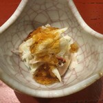 蕎麦　もり木 - ワタリガニのジュレ乗せ