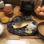 とらず - さばの塩焼＆しらすの鬼おろし定食