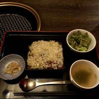 焼肉GROW - 銀の蓋を開けた重箱