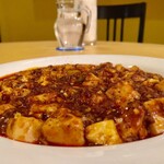 赤坂 四川飯店 - ランチセット 陳麻婆豆腐 スープ/ご飯/漬物　付き　1,500円（税込）